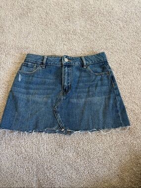 Denim Mini Skirt
